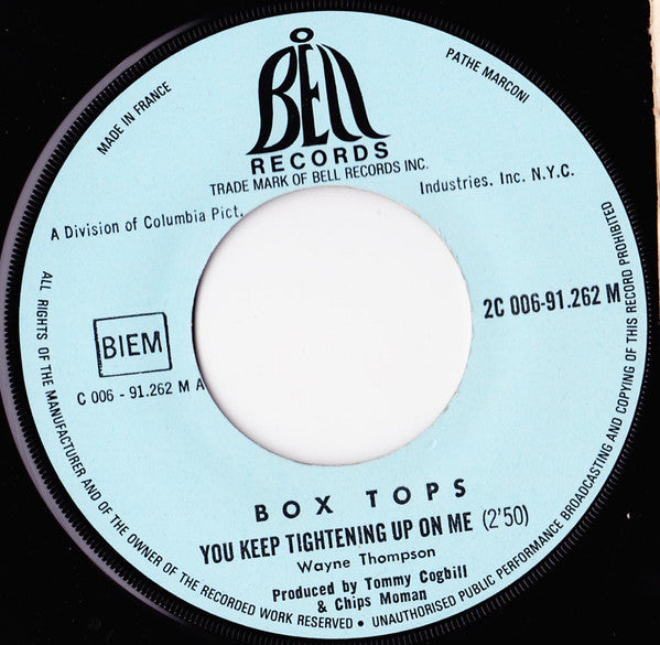 The Box Tops* -You Keep Tightening Up On Me / Come On Honey