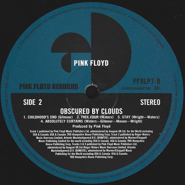 Pink Floyd - Obscured By Clouds