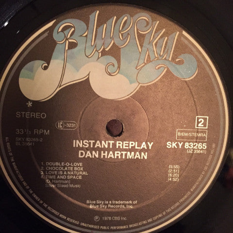 Dan Hartman - Instant Replay