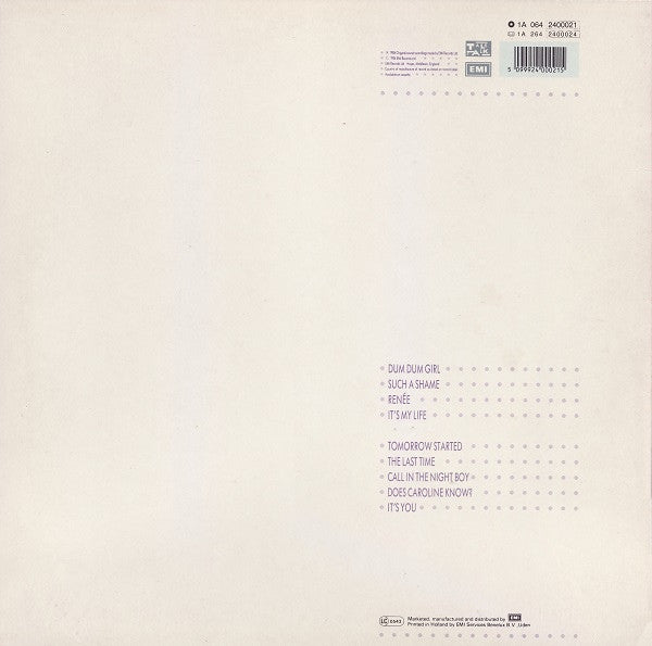Talk Talk -It's My Life