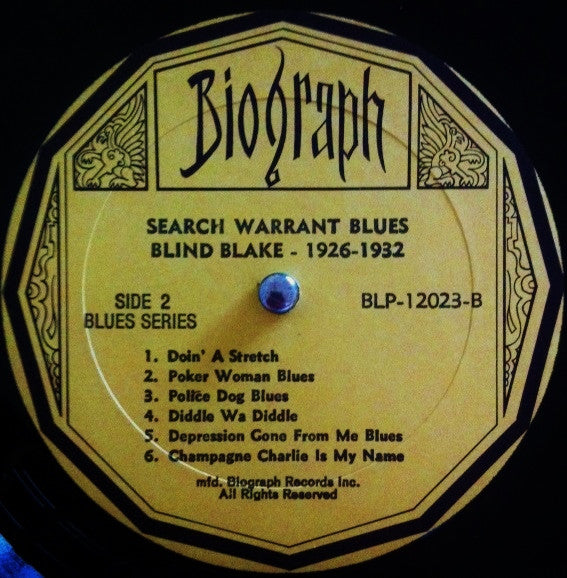 Blind Blake - 1926-32 Search Warrant Blues Volume Two