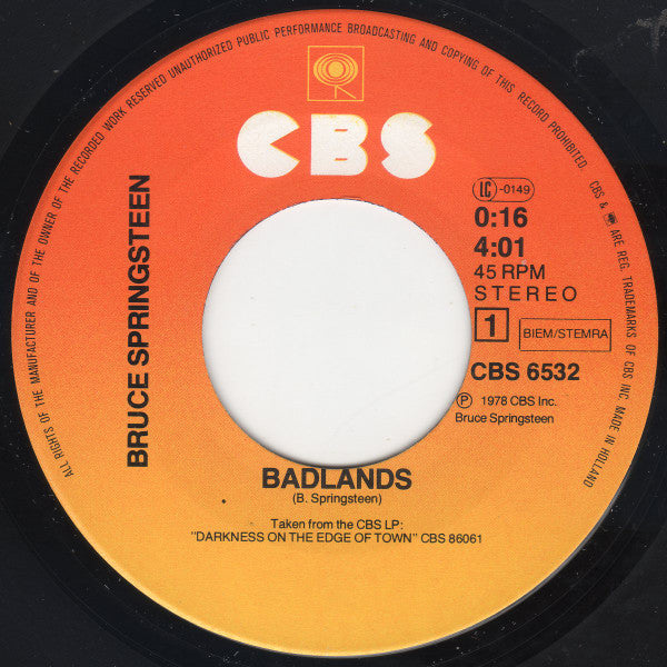 Bruce Springsteen -Badlands
