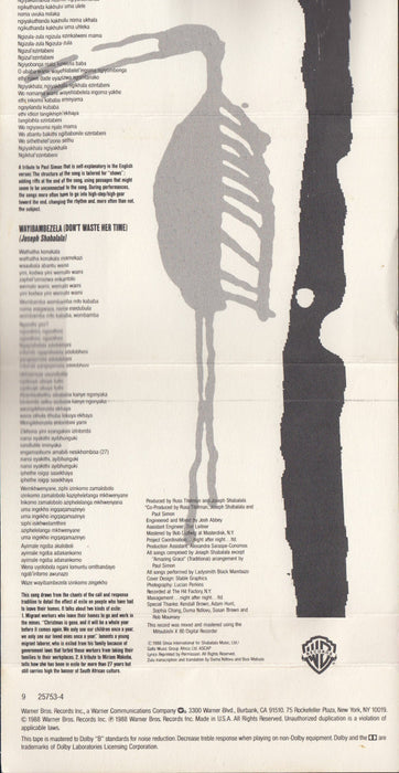 Ladysmith Black Mambazo -Journey Of Dreams