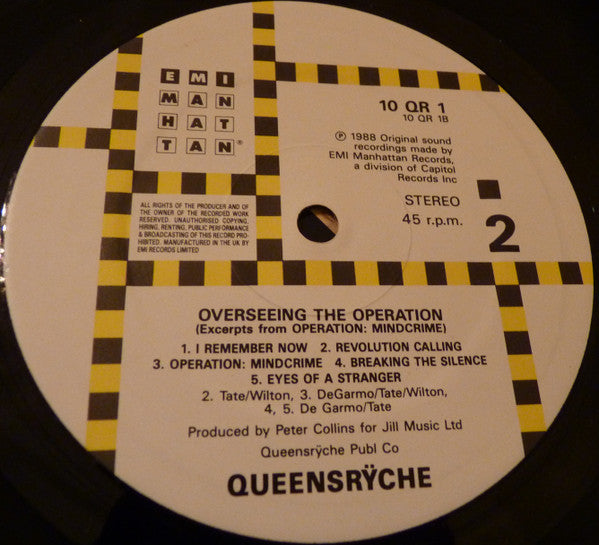 Queensrÿche - Overseeing The Operation