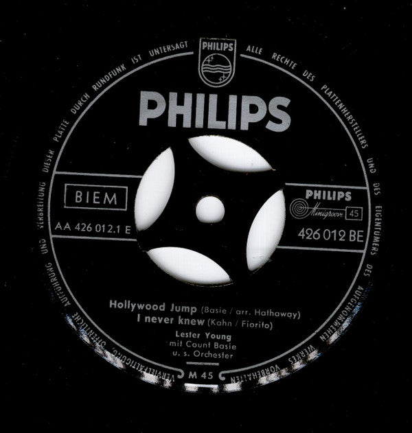 Lester Young Mit Count Basie Und Seinem Orchester* - Let's Go To Prez