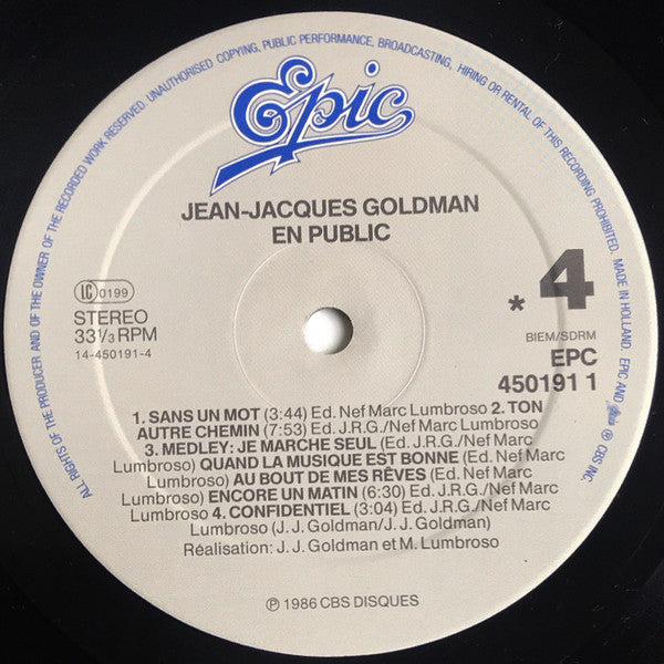 Jean-Jacques Goldman -En Public