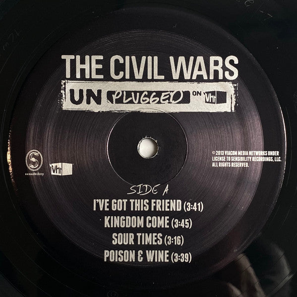 The Civil Wars -Unplugged On VH1