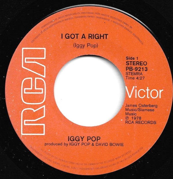 Iggy Pop -I Got A Right