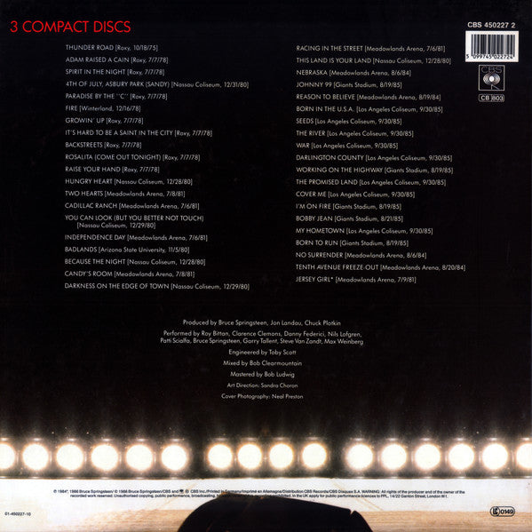 Bruce Springsteen & The E-Street Band -Live/1975-85