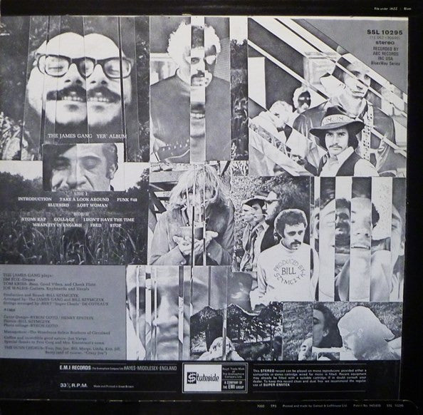 The James Gang* -Yer' Album