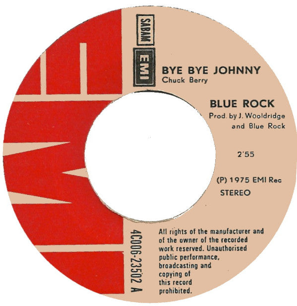 Blue Rock (2) -Bye Bye Johnny