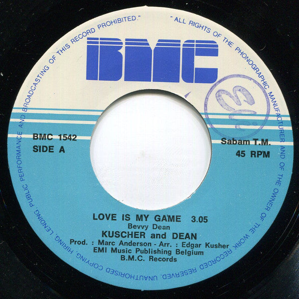 Kuscher* & Dean* -Love Is My Game