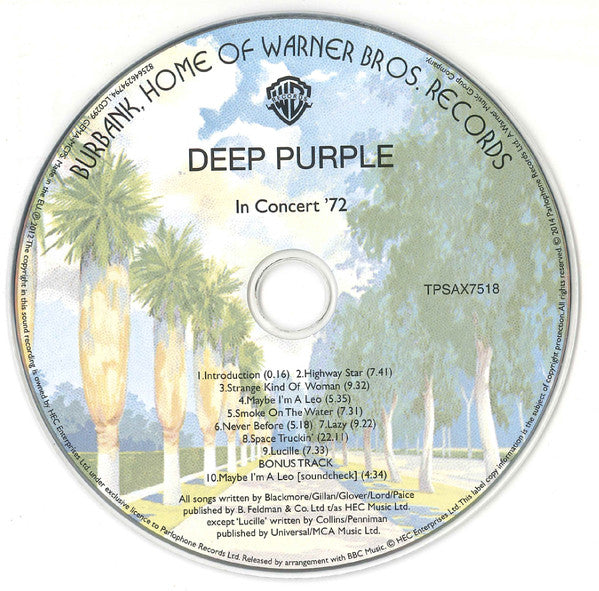 Deep Purple -In Concert '72