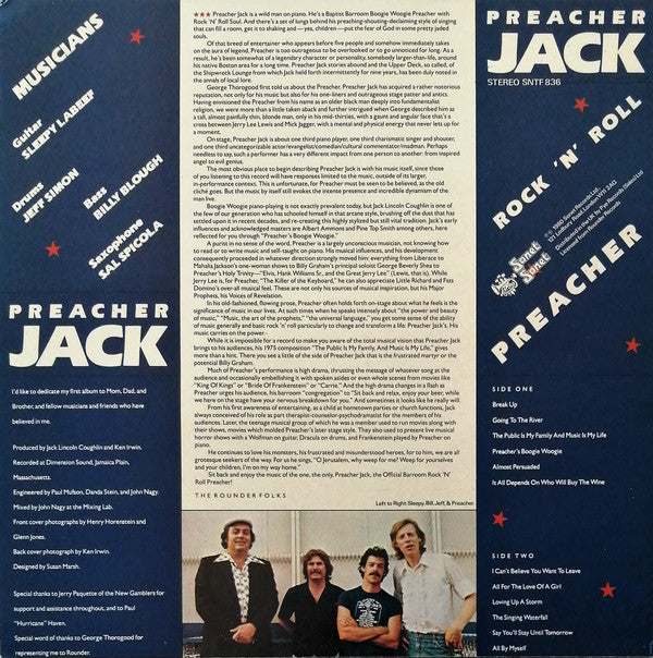 Preacher Jack -Rock 'N' Roll Preacher