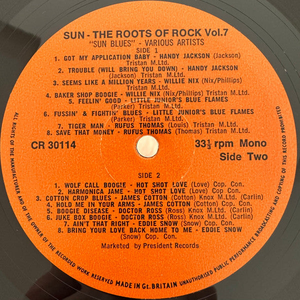Various -Sun: The Roots Of Rock: Volume 7: Sun Blues
