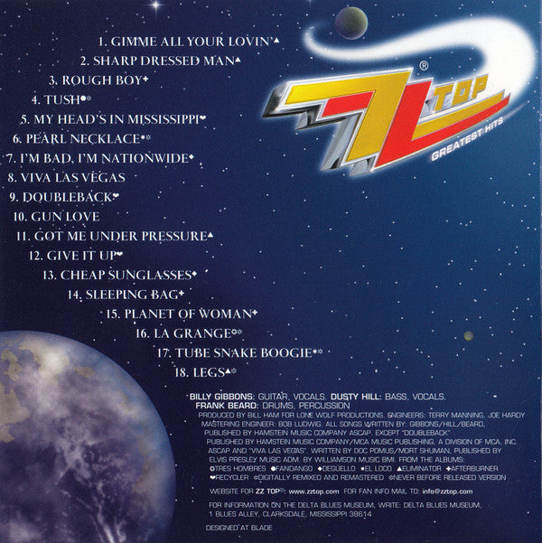 ZZ Top -Greatest Hits