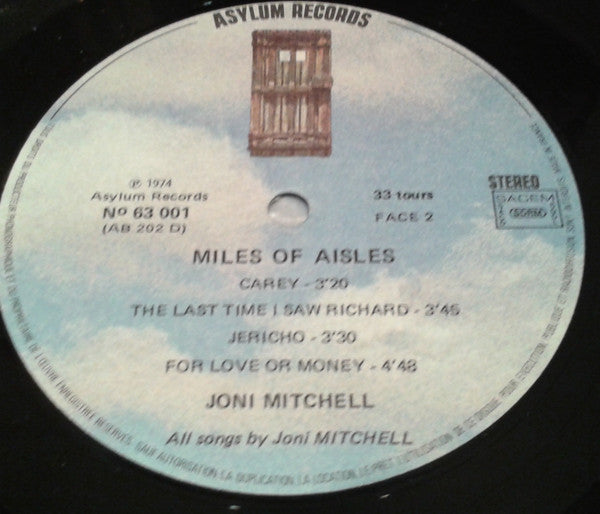 Joni Mitchell And The L.A. Express -Miles Of Aisles