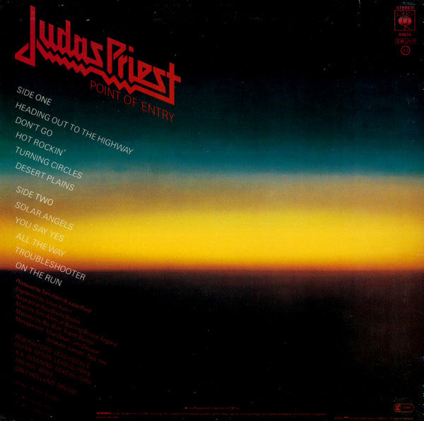 Judas Priest -Point Of Entry