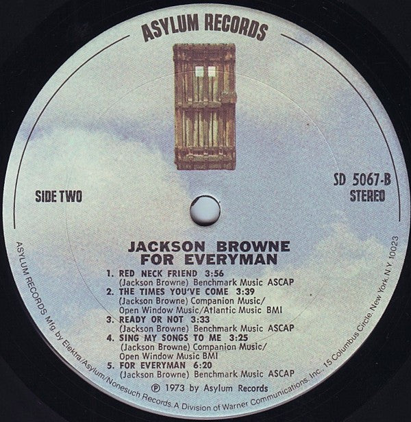 Jackson Browne -For Everyman