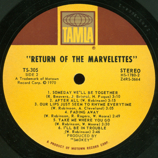 The Marvelettes -The Return Of The Marvelettes