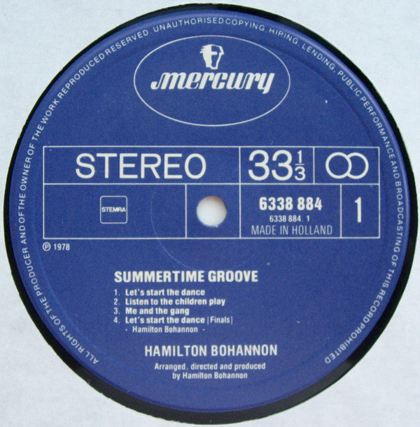 Bohannon* -Summertime Groove