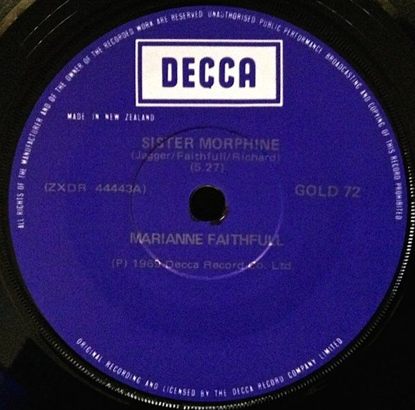 Marianne Faithfull -Sister Morphine