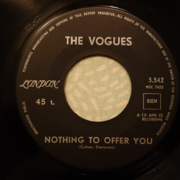 The Vogues -Five O'Clock World
