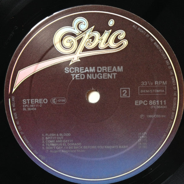 Ted Nugent - Scream Dream