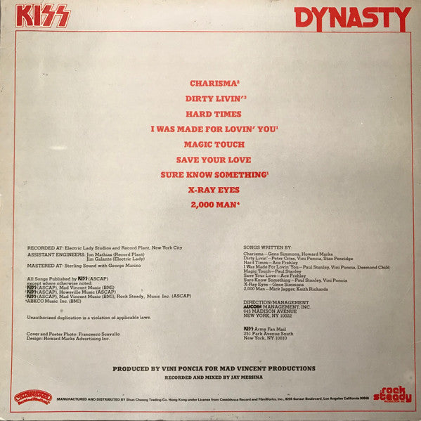 Kiss -Dynasty