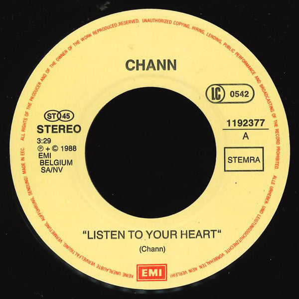 Chann (3) -Listen To Your Heart / All The Land Sold