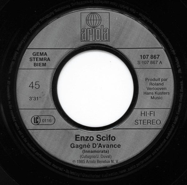 Enzo Scifo (2) -Gagne D'avance