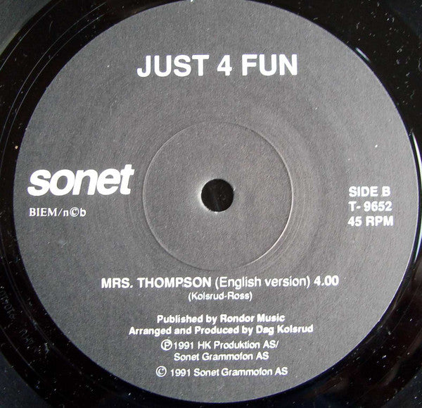 Just 4 Fun -Mrs. Thompson