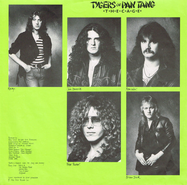 Tygers Of Pan Tang -The Cage