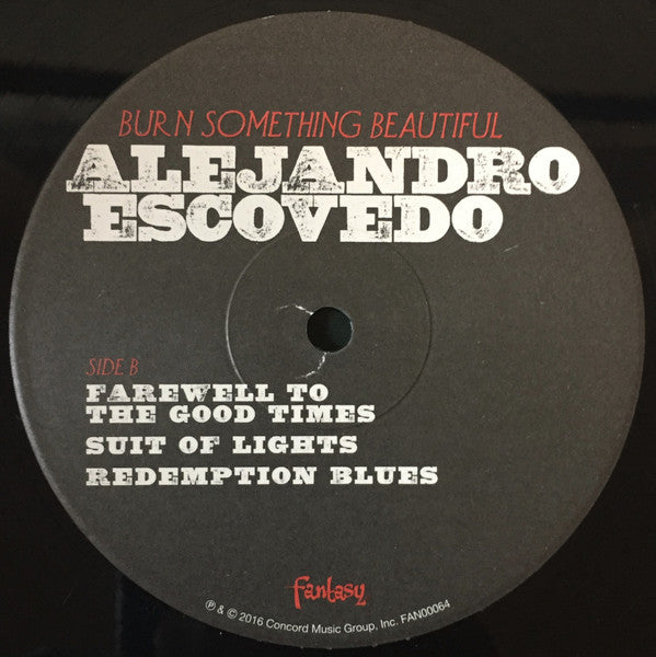 Alejandro Escovedo -Burn Something Beautiful