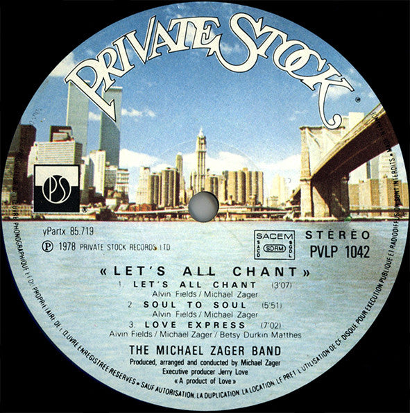 The Michael Zager Band -Let's All Chant