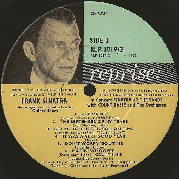 Frank Sinatra -Sinatra At The Sands