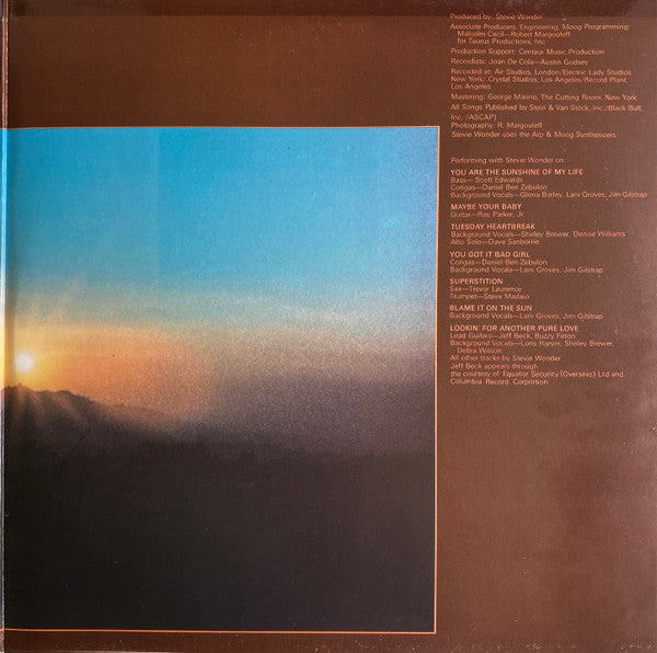 Stevie Wonder -Talking Book