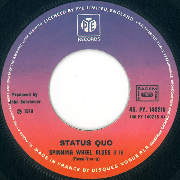 Status Quo -Spinning Wheel Blues