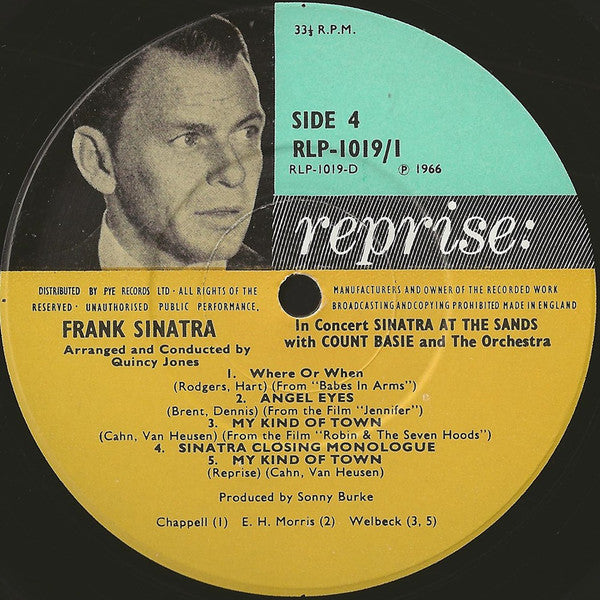Frank Sinatra -Sinatra At The Sands