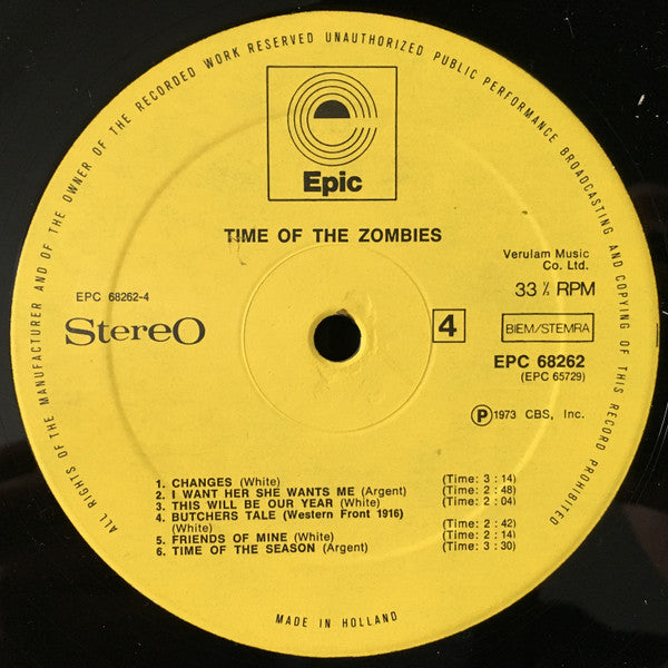 The Zombies -Time Of The Zombies
