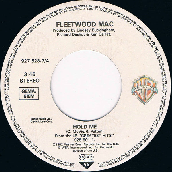 Fleetwood Mac - Hold Me