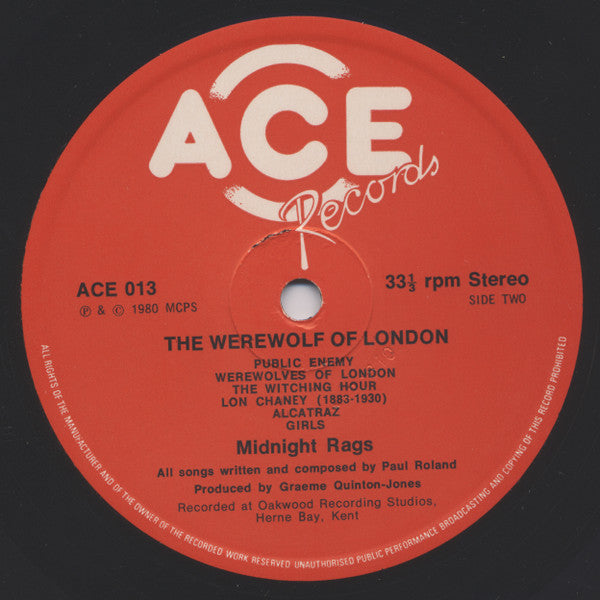 Midnight Rags -The Werewolf Of London