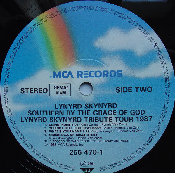 Lynyrd Skynyrd -Southern By The Grace Of God: Lynyrd Skynyrd Tribute Tour 1987
