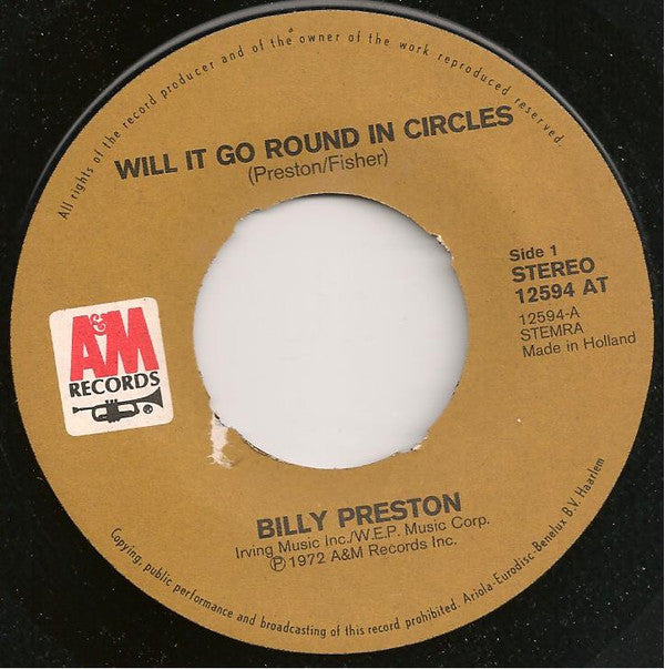 Billy Preston -Will It Go Round In Circles