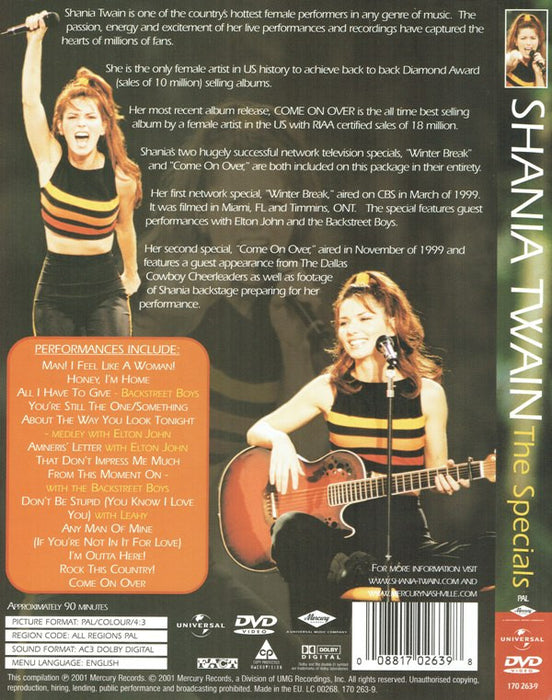 Shania Twain -The Specials