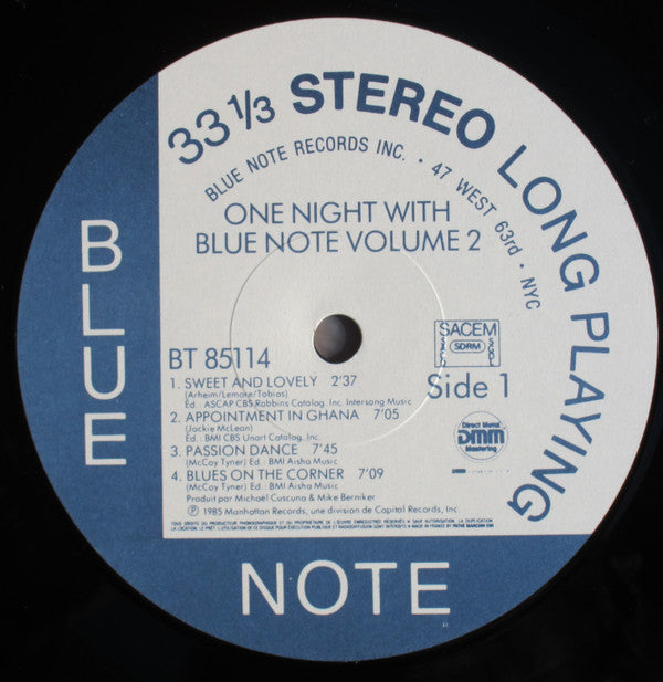 Various - One Night With Blue Note Volume 2