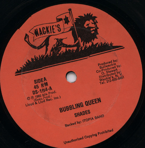 Shades (8) -Bubbling Queen