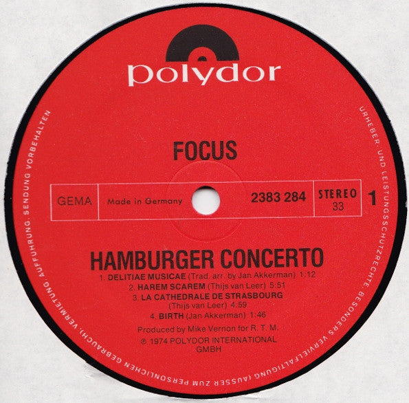 Focus (2) -Hamburger Concerto