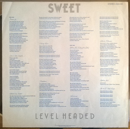 Sweet* -Level Headed