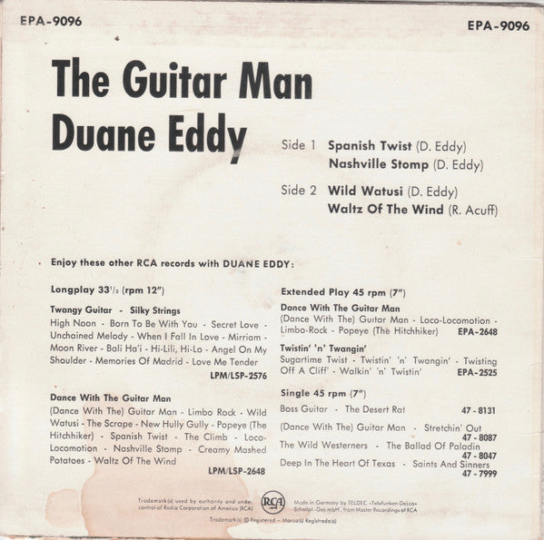 Duane Eddy -The Guitar Man